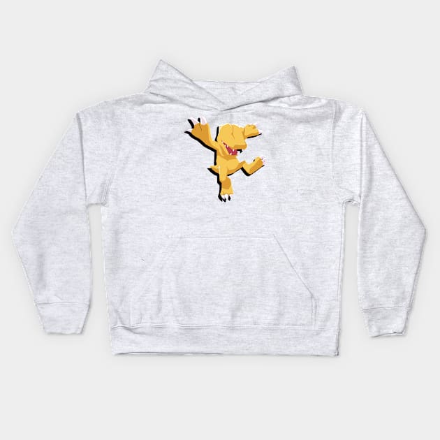 agumon Kids Hoodie by SNOWMOONSTORE